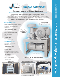 JL Components Blower Package Brochure